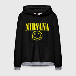 Толстовка-худи мужская Nirvana Rock, цвет: 3D-меланж