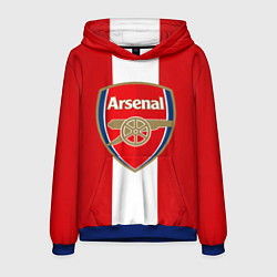 Толстовка-худи мужская Arsenal FC: Red line, цвет: 3D-синий