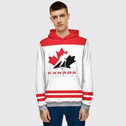 Толстовка-худи мужская Canada Team, цвет: 3D-меланж — фото 2