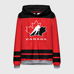 Толстовка-худи мужская Canada Team, цвет: 3D-меланж