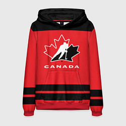 Толстовка-худи мужская Canada Team, цвет: 3D-красный