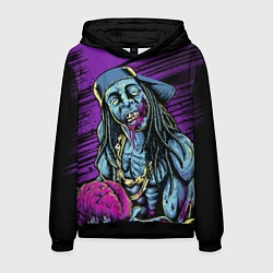 Толстовка-худи мужская Lil Wayne Art, цвет: 3D-черный