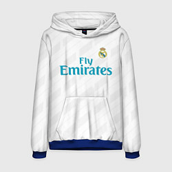 Толстовка-худи мужская Real Madrid, цвет: 3D-синий