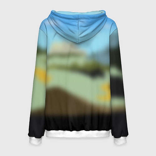 Мужская толстовка Mona Liza / 3D-Белый – фото 2