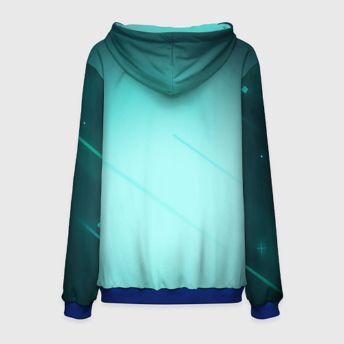 Мужская толстовка Моя геройская академия / 3D-Синий – фото 2