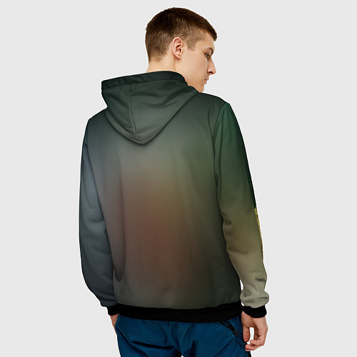 Мужская толстовка Metro Exodus / 3D-Черный – фото 4