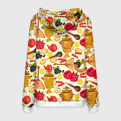 Мужская толстовка Народная кухня / 3D-Белый – фото 2