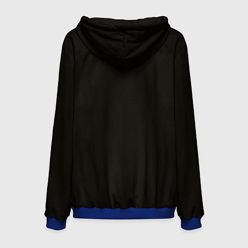 Мужская толстовка Ведьмин котенок / 3D-Синий – фото 2