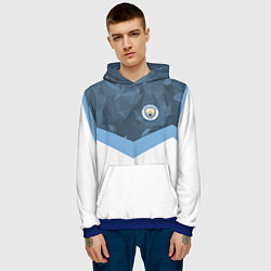 Толстовка-худи мужская Manchester City FC: Sport, цвет: 3D-синий — фото 2