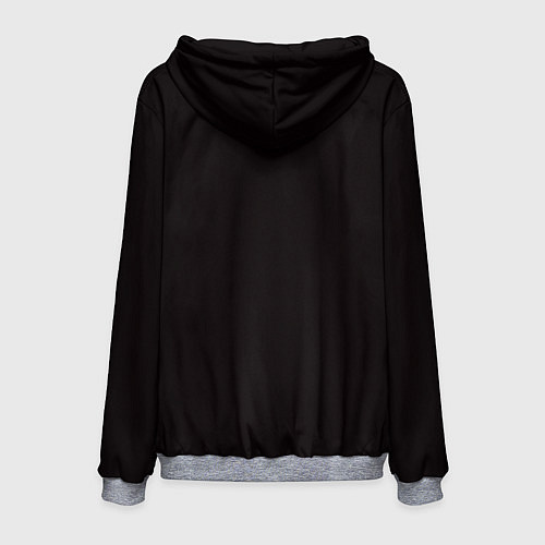 Мужская толстовка Оскал волка / 3D-Меланж – фото 2