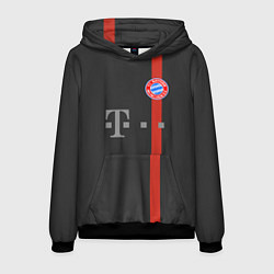 Толстовка-худи мужская Bayern FC: Black 2018, цвет: 3D-черный