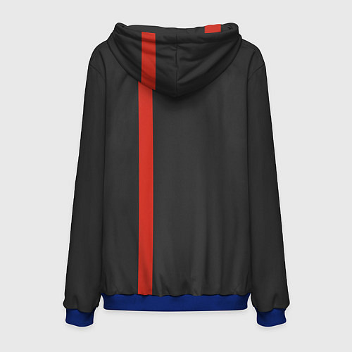 Мужская толстовка Bayern FC: Black 2018 / 3D-Синий – фото 2