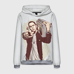 Толстовка-худи мужская Eminem: Street Music, цвет: 3D-меланж