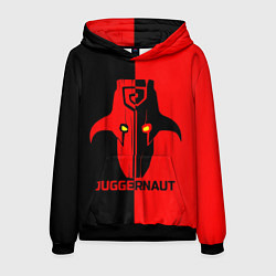 Толстовка-худи мужская Juggernaut Blood, цвет: 3D-черный
