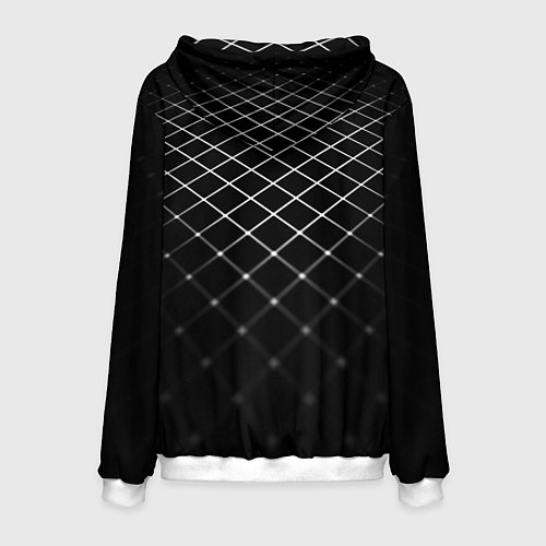Мужская толстовка FC Juventus: Black Lines / 3D-Белый – фото 2