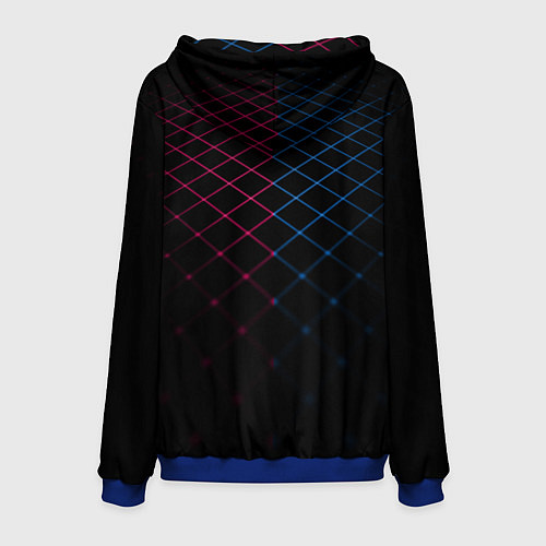 Мужская толстовка FC Barcelona Lines / 3D-Синий – фото 2