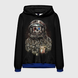 Толстовка-худи мужская NASA: Death Astronaut, цвет: 3D-синий
