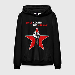 Толстовка-худи мужская Rage Against the Machine - star, цвет: 3D-черный