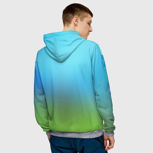 Мужская толстовка Z-Link / 3D-Меланж – фото 4