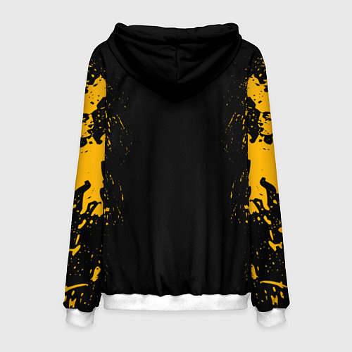 Мужская толстовка PUBG: Black Soldier / 3D-Белый – фото 2