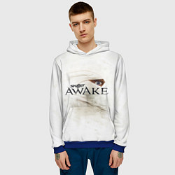 Толстовка-худи мужская Skillet: Awake, цвет: 3D-синий — фото 2