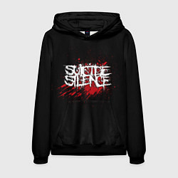 Толстовка-худи мужская Suicide Silence Blood цвета 3D-черный — фото 1