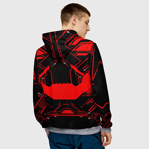 Мужская толстовка CS:GO - Денис / 3D-Меланж – фото 4