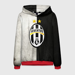 Толстовка-худи мужская FC Juventus W&B, цвет: 3D-красный