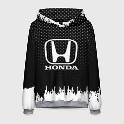 Толстовка-худи мужская Honda: Black Side, цвет: 3D-меланж