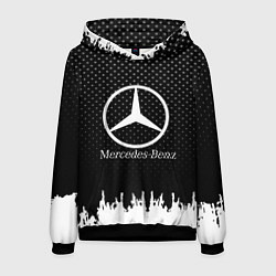 Толстовка-худи мужская Mercedes-Benz: Black Side, цвет: 3D-черный