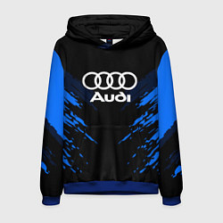 Толстовка-худи мужская Audi: Blue Anger, цвет: 3D-синий