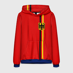 Толстовка-худи мужская Германия, цвет: 3D-синий