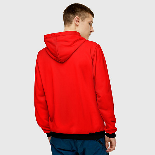 Мужская толстовка Сейчас будет мясо / 3D-Черный – фото 4