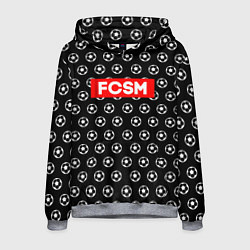 Толстовка-худи мужская FCSM Supreme, цвет: 3D-меланж