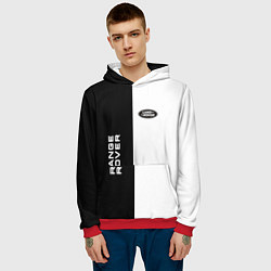 Толстовка-худи мужская Land Rover: Range Rover, цвет: 3D-красный — фото 2