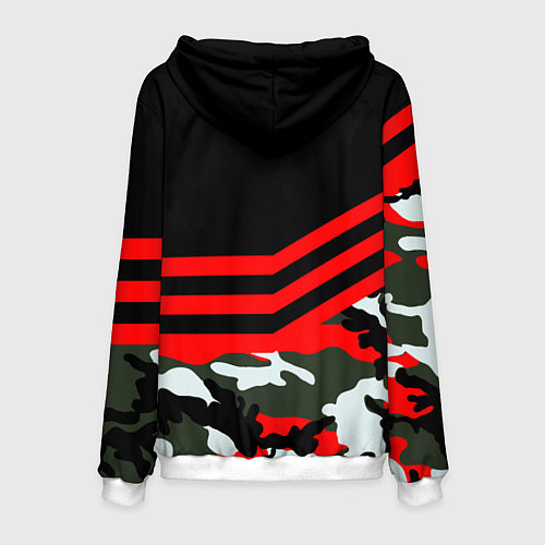 Мужская толстовка Полиция: Камуфляж / 3D-Белый – фото 2