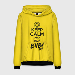 Мужская толстовка Keep Calm & Heja BVB