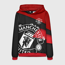 Толстовка-худи мужская FC Man United: Exclusive, цвет: 3D-красный