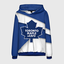 Толстовка-худи мужская Toronto Maple Leafs, цвет: 3D-синий