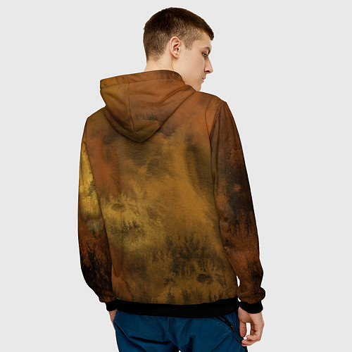 Мужская толстовка Kingdom Come: Sad Henry / 3D-Черный – фото 4