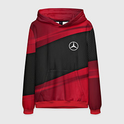 Толстовка-худи мужская Mercedes Benz: Red Sport, цвет: 3D-красный