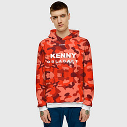 Толстовка-худи мужская Kenny: Obladaet Camo, цвет: 3D-белый — фото 2