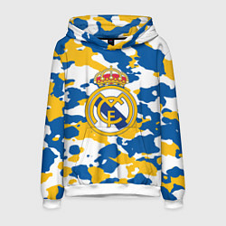 Толстовка-худи мужская Real Madrid: Camo, цвет: 3D-белый