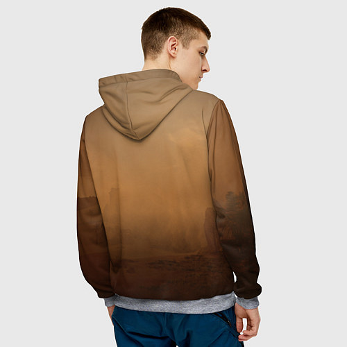 Мужская толстовка Конан-варвар / 3D-Меланж – фото 4