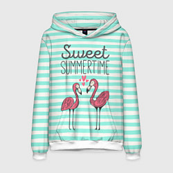 Мужская толстовка Sweet Summer Flamingo