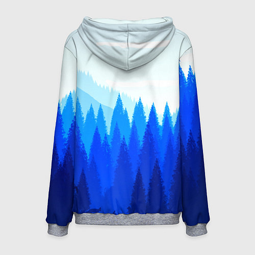 Мужская толстовка Firewatch: Cold Wood / 3D-Меланж – фото 2