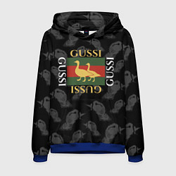 Толстовка-худи мужская GUSSI Style, цвет: 3D-синий