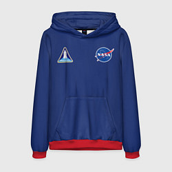 Толстовка-худи мужская NASA: Special Form, цвет: 3D-красный