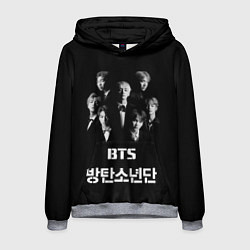 Толстовка-худи мужская BTS Group, цвет: 3D-меланж