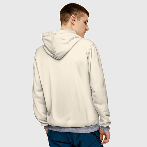 Мужская толстовка Godzilla Eat / 3D-Меланж – фото 4